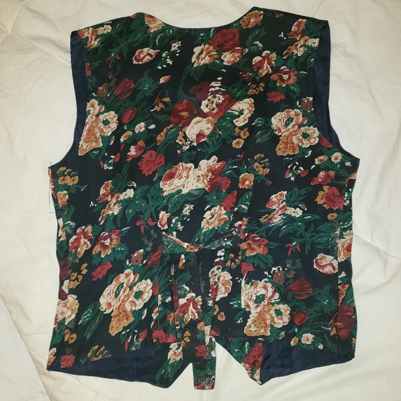 Vintage Floral Vest - Picture 3 of 5
